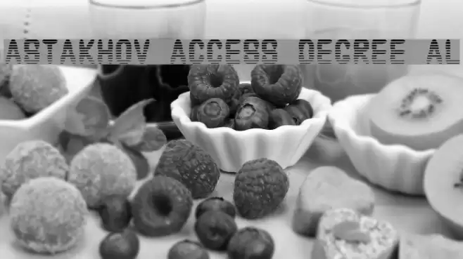 Astakhov Access Degree AL Font examples