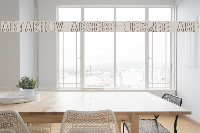 Astakhov Access Degree ASF Font examples