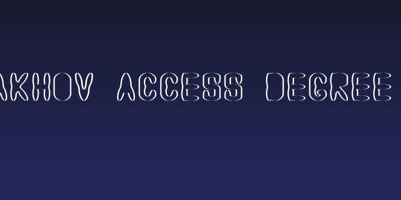 Astakhov Access Degree ASF Social Header