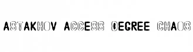 Astakhov Access Degree Chaos  Fuentes Gratis Descargar