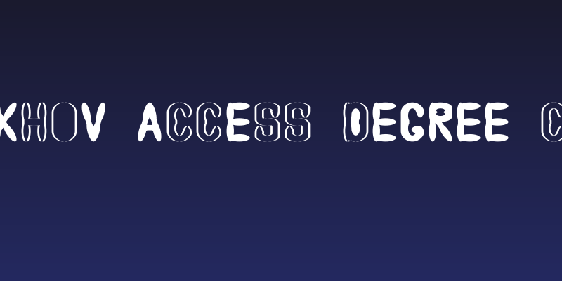 Astakhov Access Degree Chaos Social Header
