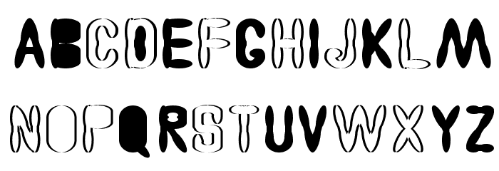 Astakhov Access Degree Chaos Font LOWERCASE