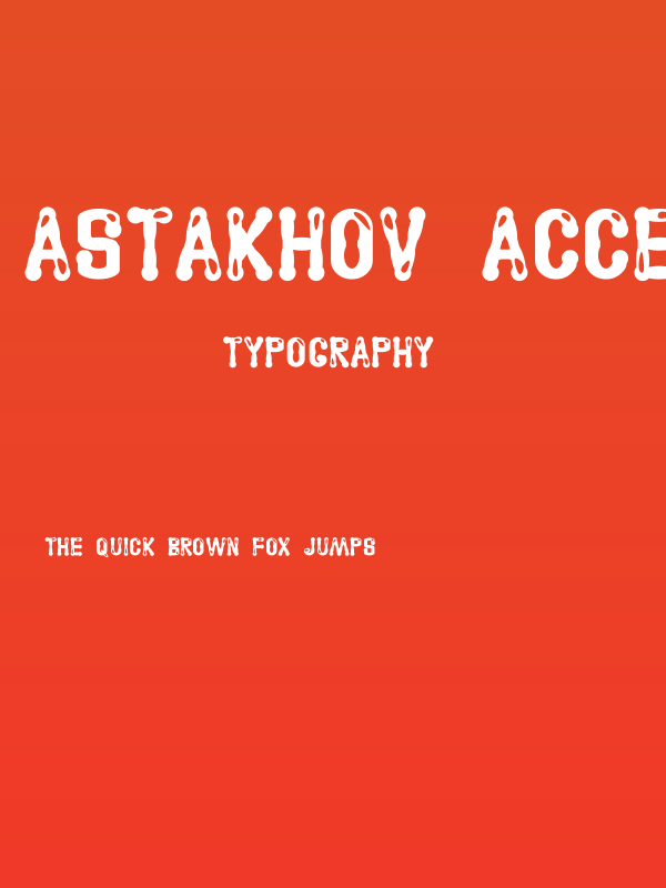 Astakhov Access Degree G Serif Poster