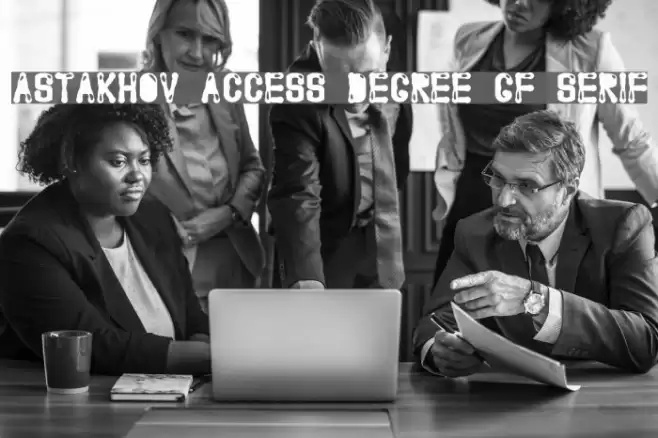 Astakhov Access Degree GF Serif Font examples