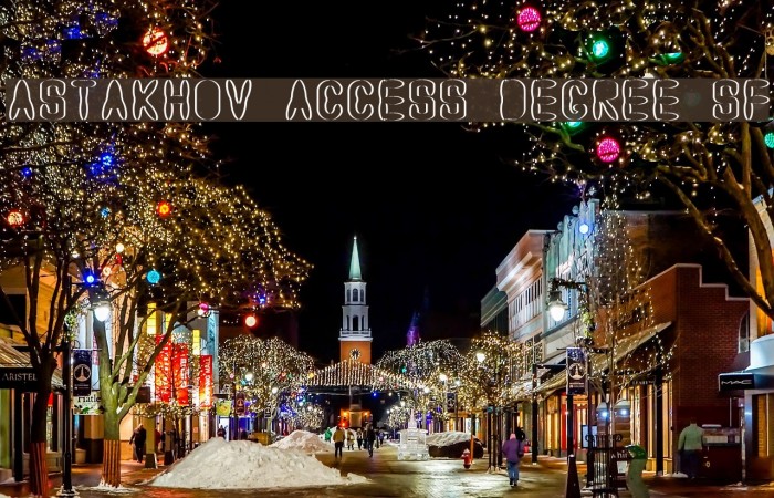 Astakhov Access Degree SF Font examples