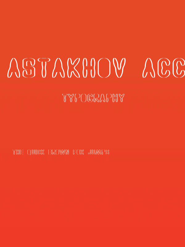 Astakhov Access Degree SF Poster