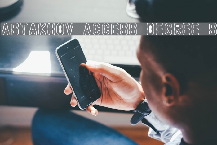 Astakhov Access Degree S Font examples