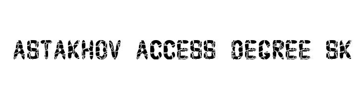 Astakhov Access Degree Sk  لخطوط تنزيل