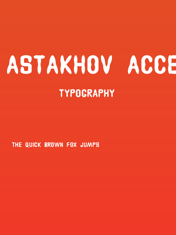 Astakhov Access Degree Poster