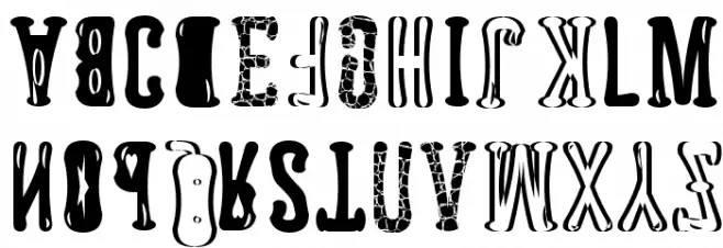 Astakhov Dished ChAoS2! Schriftart Groß
