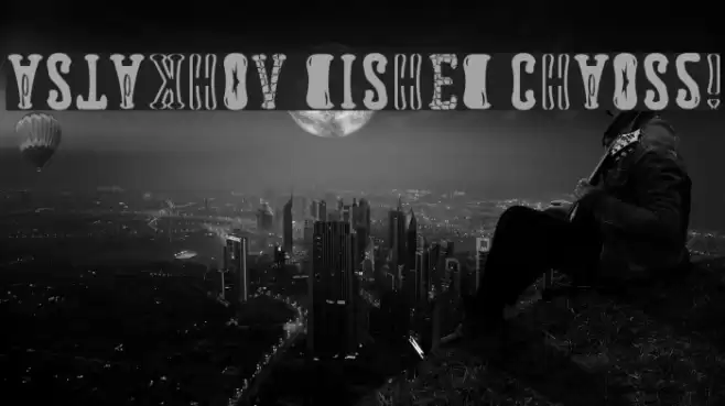 Astakhov Dished ChAoS2! Font examples