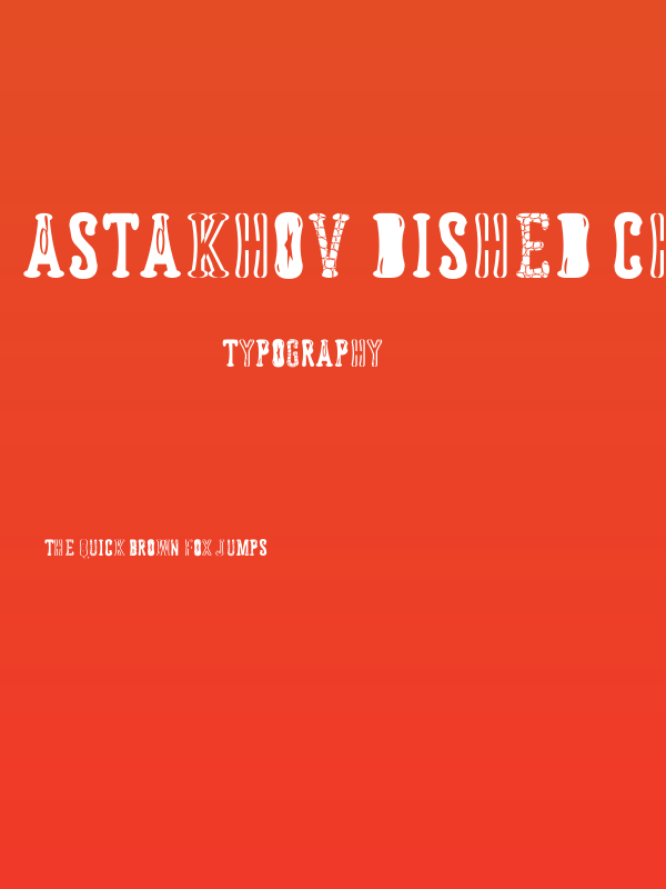 Astakhov Dished ChAoS! Poster