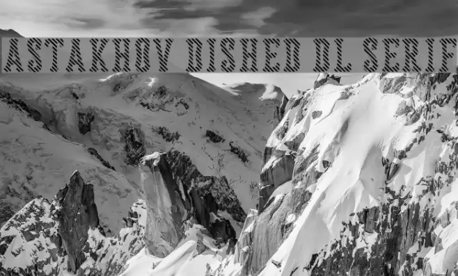 Astakhov Dished DL Serif Font examples