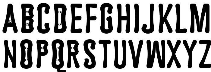 Astakhov Dished E Font LOWERCASE
