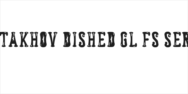 Astakhov Dished Gl FS Serif Logo