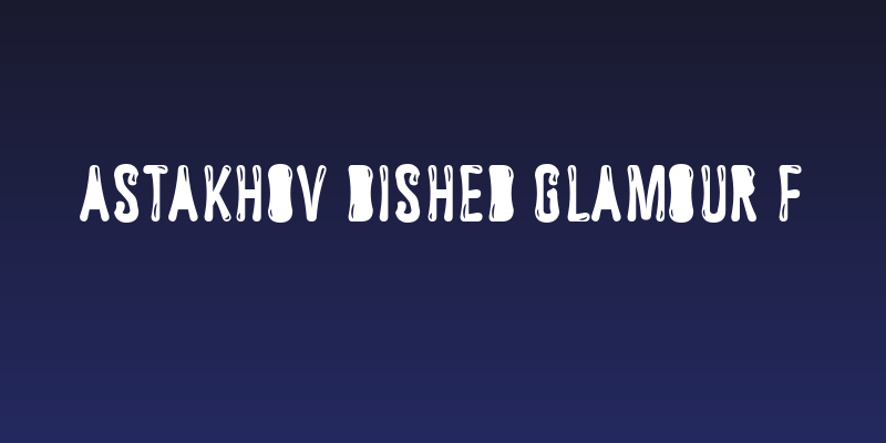 Astakhov Dished Glamour F Social Header