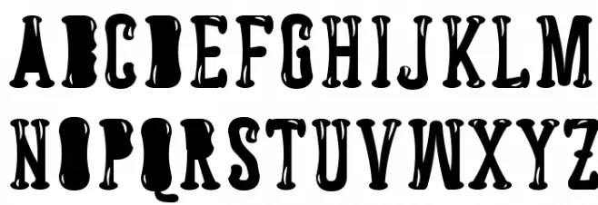 Astakhov Dished Glamour Serif F 字体 大写