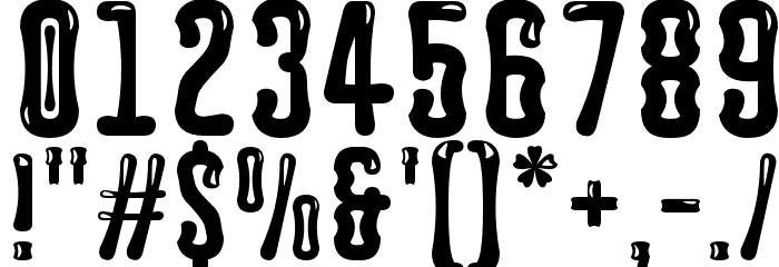Astakhov Dished Glamour Font OTHER CHARS