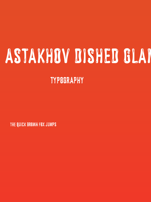 Astakhov Dished Glamour Poster