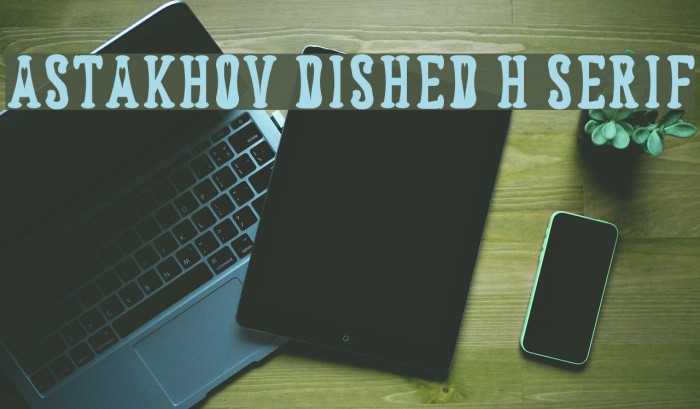 Astakhov Dished H Serif Font examples