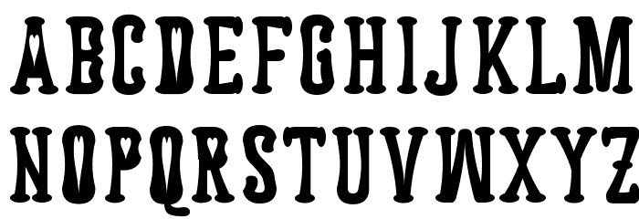 Astakhov Dished H Serif Font LOWERCASE