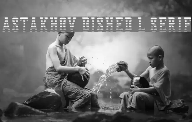 Astakhov Dished L Serif Font examples