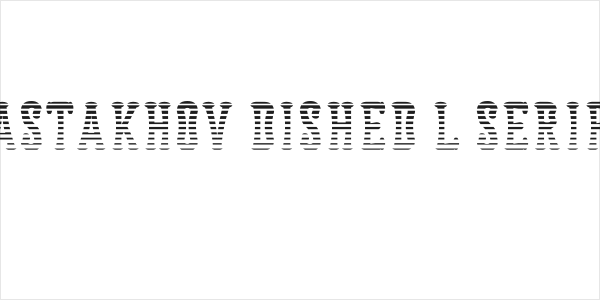 Astakhov Dished L Serif Logo