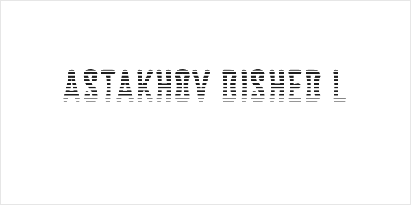 Astakhov Dished L Logo