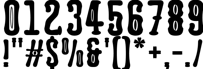 Astakhov Dished Serif E-F-2 Font OTHER CHARS