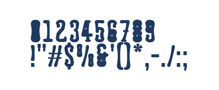 Astakhov Dished Serif E-F Other Characters