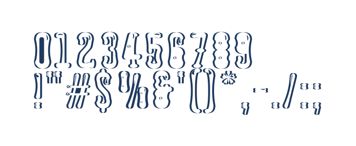 Astakhov Dished Sh Gl EF Serif Other Characters