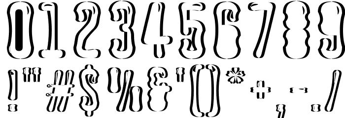 Astakhov Dished Sh Gl F Font OTHER CHARS