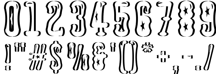 Astakhov Dished Sh Gl FS Serif Font OTHER CHARS