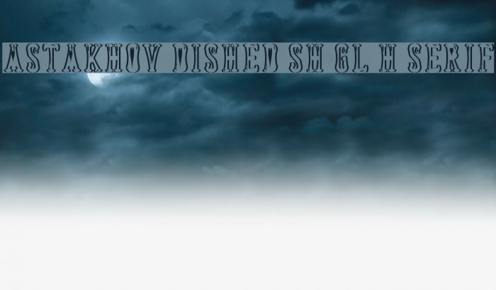 Astakhov Dished Sh Gl H Serif Example 1