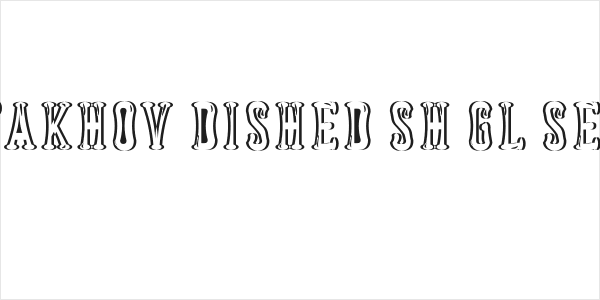 Astakhov Dished Sh Gl Serif Logo