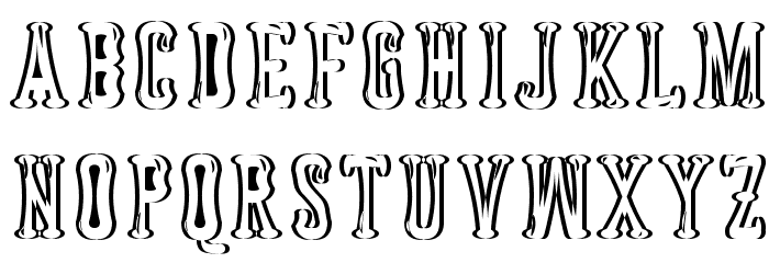 Astakhov Dished Sh Gl Serif Font LOWERCASE