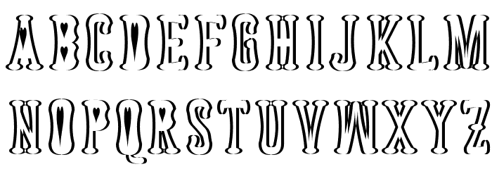 Astakhov Dished Sh H Serif Font LOWERCASE