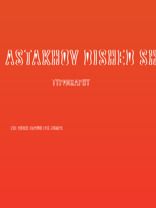 Astakhov Dished Sh H Poster