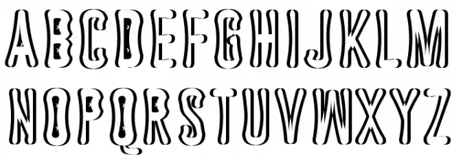 Astakhov Dished Shadow E Schriftart Groß