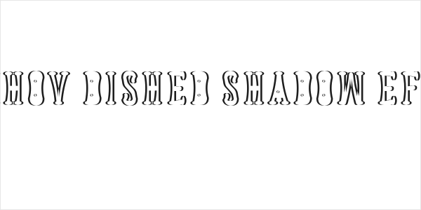 Astakhov Dished Shadow EF Serif Logo