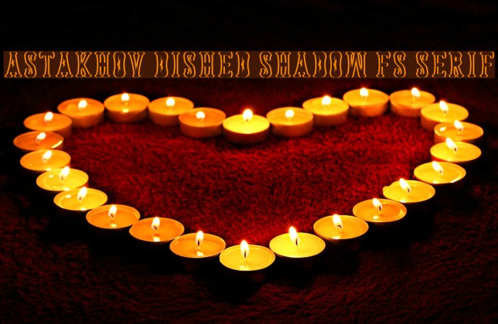 Astakhov Dished Shadow FS Serif Example 1