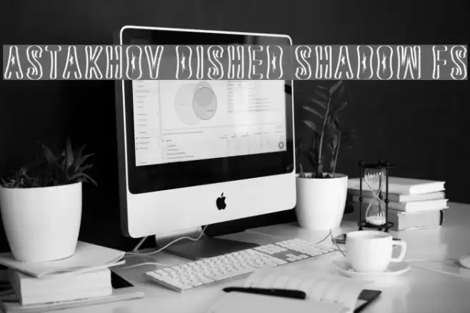 Astakhov Dished Shadow FS Font examples