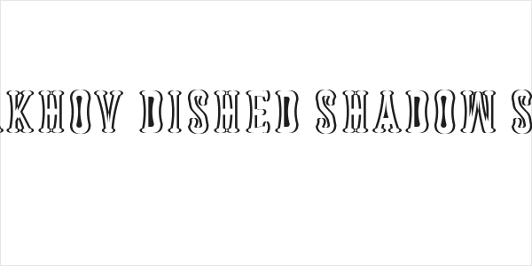 Astakhov Dished Shadow Serif Logo