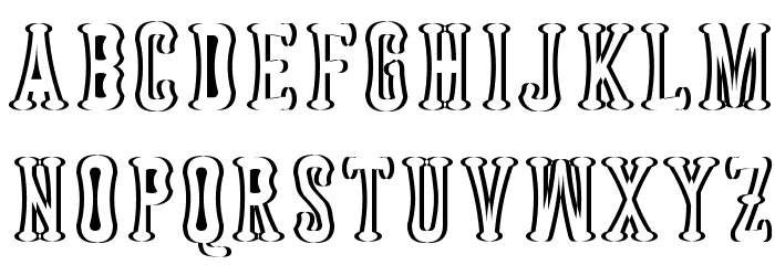 Astakhov Dished Shadow Serif Font LOWERCASE