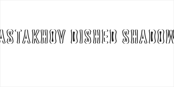 Astakhov Dished Shadow Logo