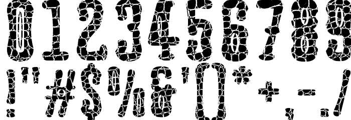 Astakhov Dished Skin E-F-2Serif Font OTHER CHARS
