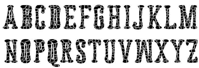 Astakhov Dished Skin E-F-2Serif Font LOWERCASE