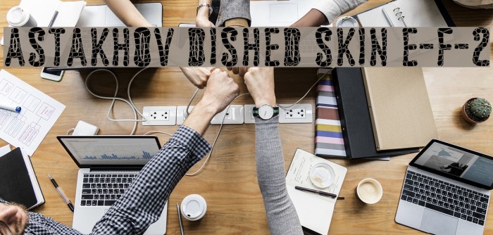 Astakhov Dished Skin E-F-2 Font examples