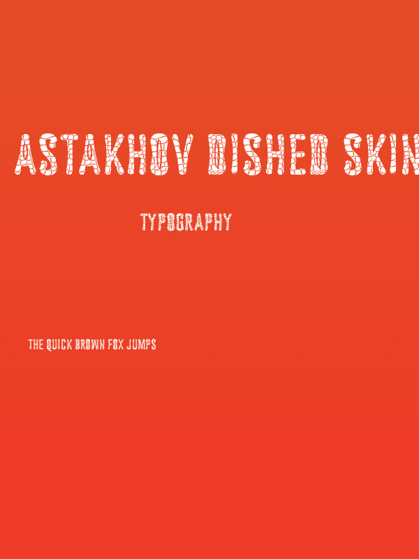 Astakhov Dished Skin E-F-2 Poster