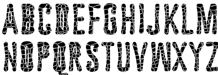 Astakhov Dished Skin E-F-2 Font LOWERCASE